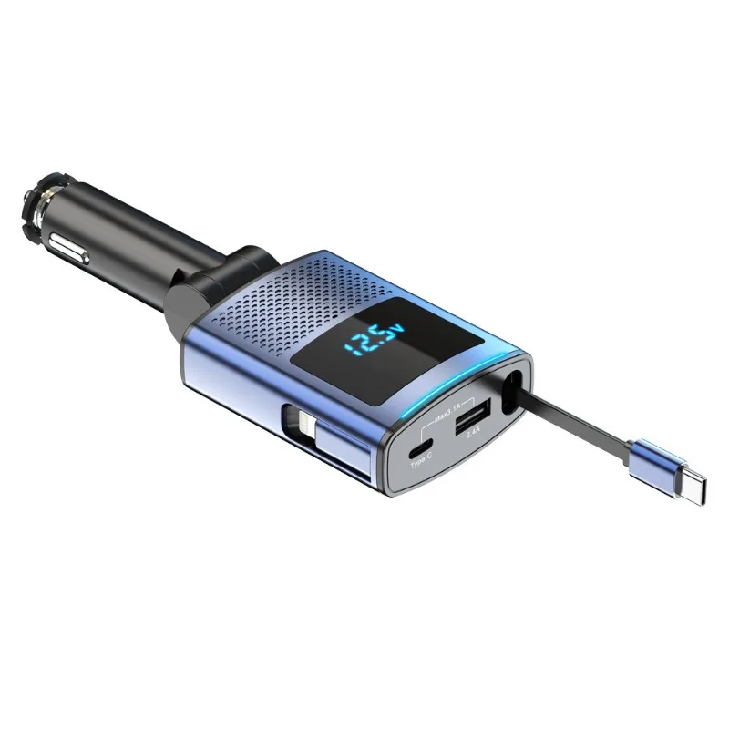 

Car Charger SC09 Car Charger Super Fast Charging Telescopic Cable PD65W Suitable for Car Charger Cigarette Lighter