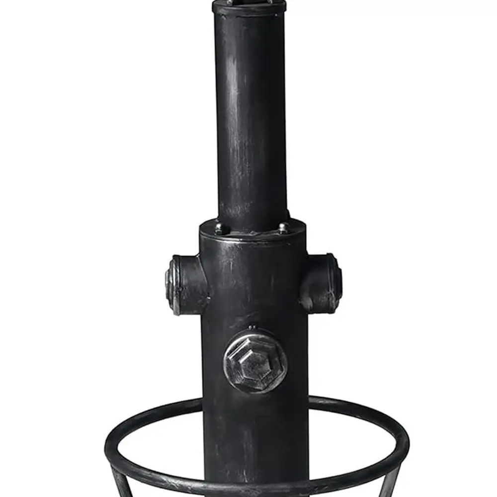 

Регулируемый по высоте поворотный барный стол из орехового дерева в индустриальном стиле, 38.6-48.4 дюйма, диаметр 23.7 дюйма