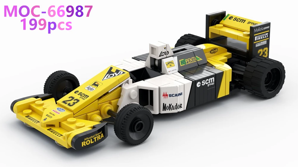 

MOC-66987 car 199 pieces compatible Christmas gift building blocks for children
