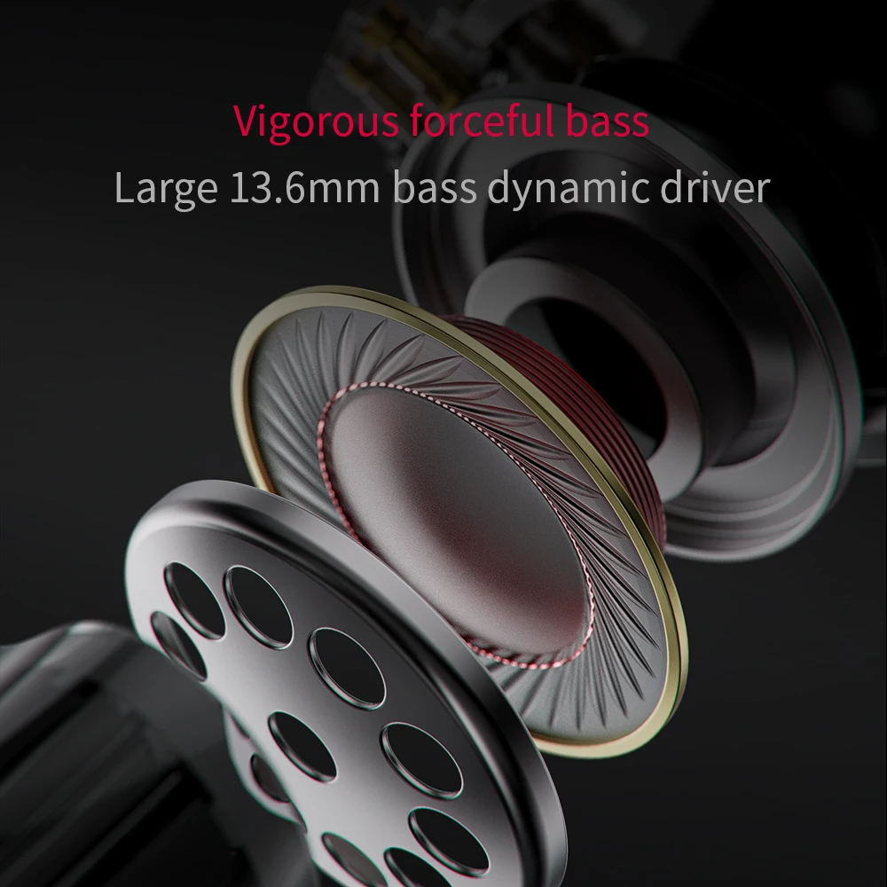 FiiO JH3 1DD+2BA Triple Hybrid Driver In-ear Earphone IEM HiFi Audio with Detachable 0.78 Cable Bass