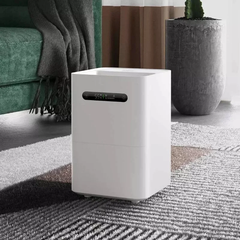 Smartmi-Umidificador Puro 2 Tanque de Água 4L, Sem Consumíveis, Sem Névoa de Água, Tela Inteligente, 99% Antibacteriano, Funciona com Mijia App