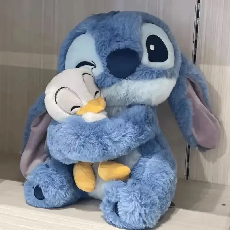 30cm Stitch Plush Doll Blue Kawaii Stuffed Toy Gift for Kid Christmas Birthday Party Present Cute Lilo Stitch Collectible