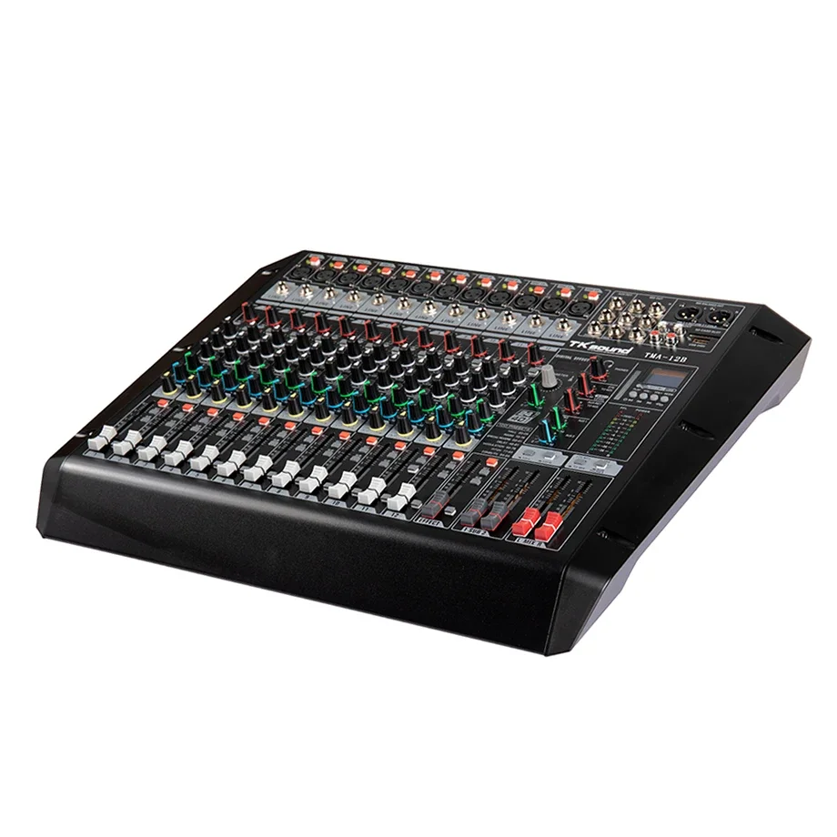 12 Channel Digital Mixer DJ stage performance professional sound dj controller/audio console mixer