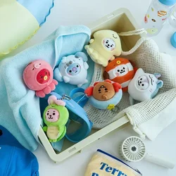 BT21 LINE FRIENDS Ocean Animal Series portachiavi ciondolo Cartoon peluche Cute Plush Doll Mini Bag accessori regalo per ragazze