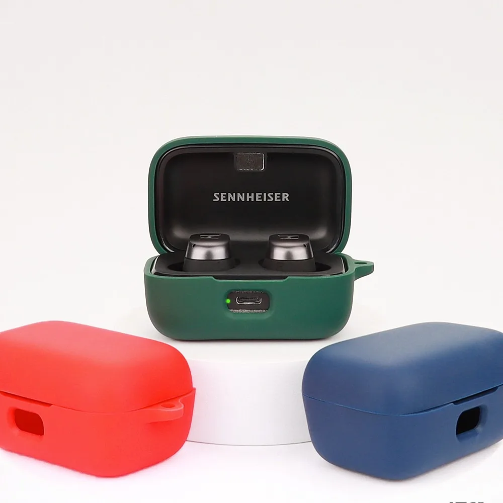 

For Sennheiser Momentum Wireless 4 Case Silicone Shockproof Earphone Protector For Sennheiser Momentum Wireless 4 Cover