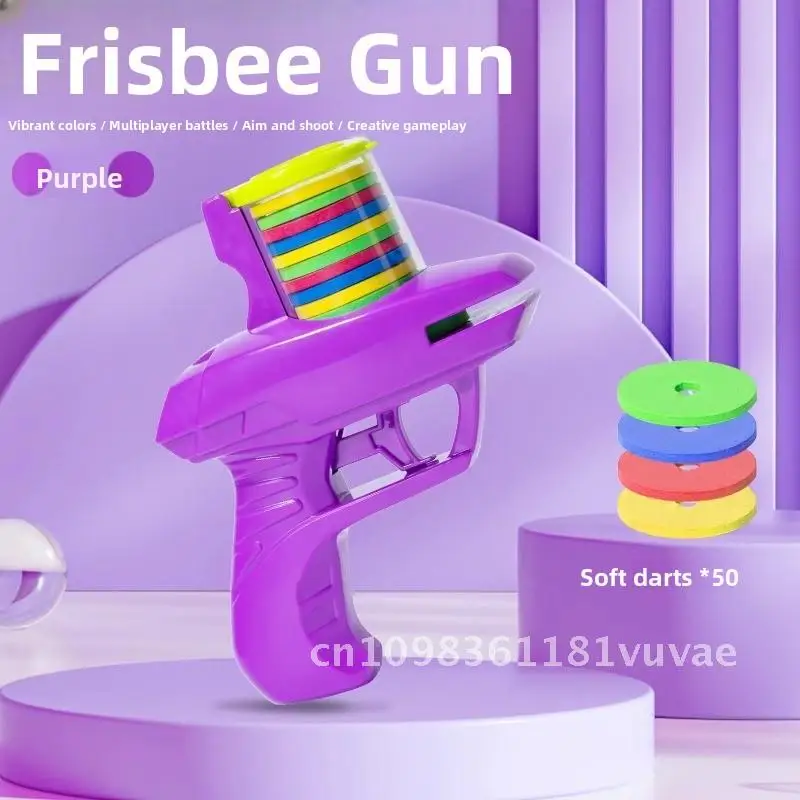 Soucoupe volante EVA pour enfants, lanceur de disque de carotte, jeu de plein air, jouet de sécurité, pistolet à radis pour enfants, jouet de Sport