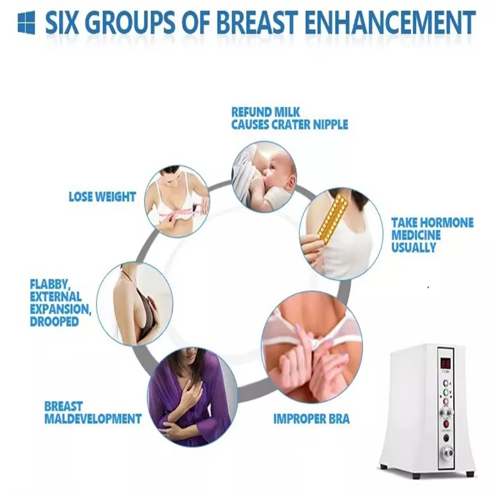 Healthy Beauty Therapy Machine Breast Massager Body Slimming Machine Vacuum Cupping Machine Vacuum Therapy Machine For Buttocks