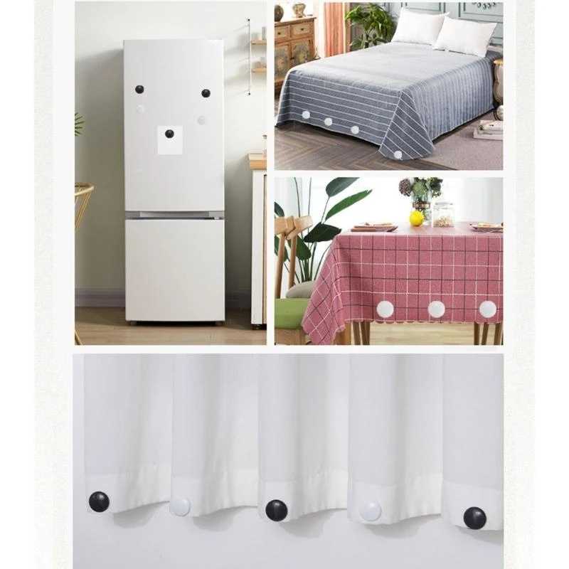 

6Pcs Strong Hold Curtain Counterweight Secure Stable Bathroom Curtain Weights