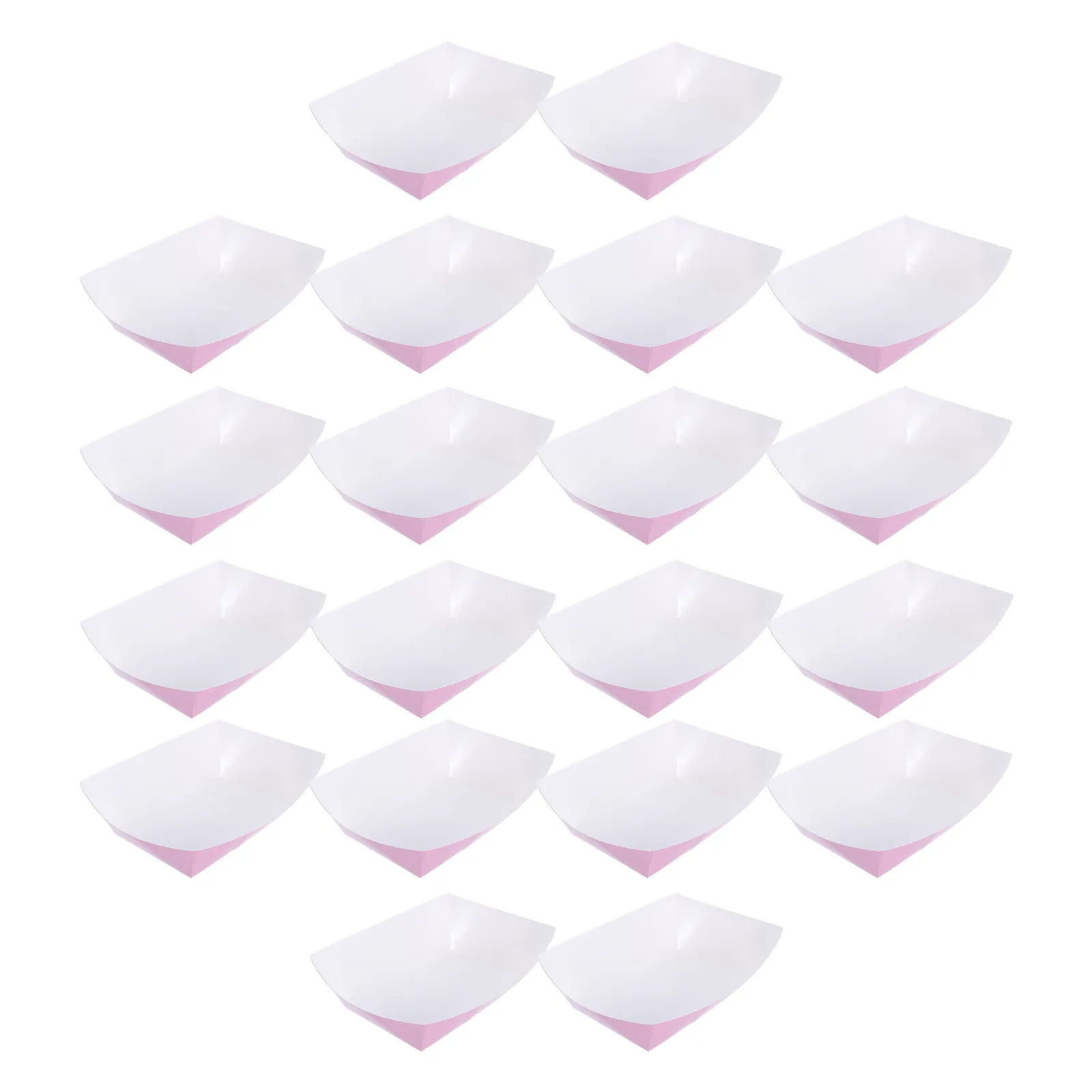 

60Pcs Heavy Duty Kraft Paper Food Boats Taco Serving Trays Boat Shaped for Sashimi Sushi Appetizers Fiesta Party