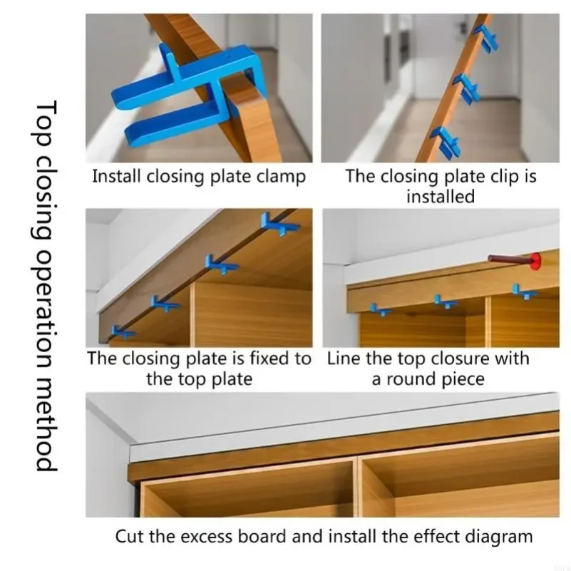 Woodworking & Carpentry Jigs Set Make Scribing Fillers Toe Kicking and Ceiling for Carpenter Cabinet Installation