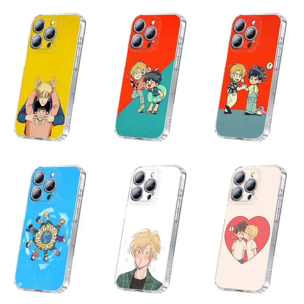 

Banana Fish Ash Lynx Eiji Okumura Phone Case For iPhone 15,16,11,14,13,17,12,Air,Mini,Plus,Pro,Max,Plus,E Transparent Shell