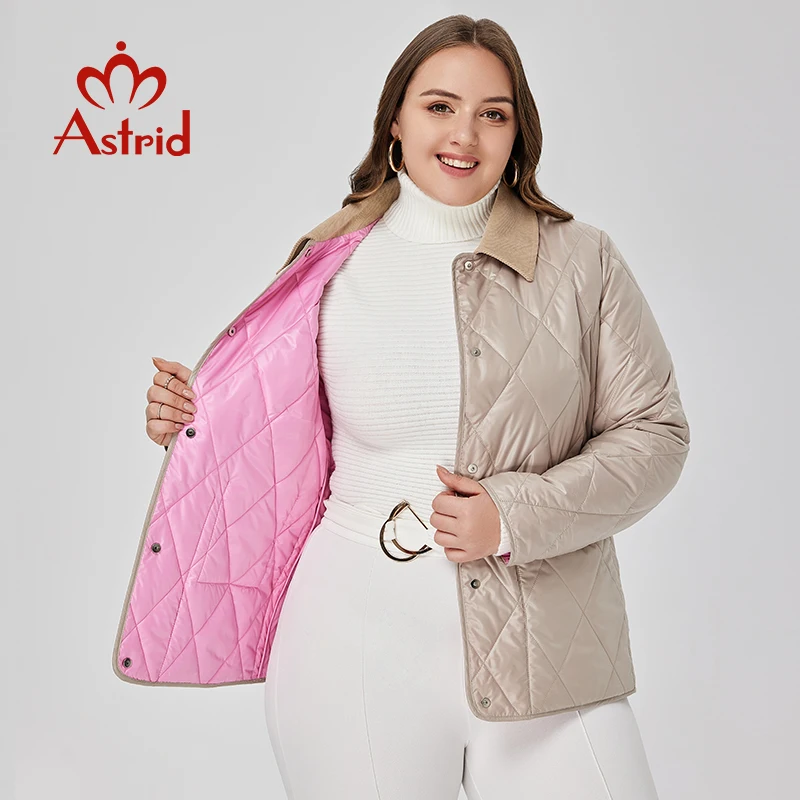 Imagem -02 - Astrid-jaqueta Acolchoada para Mulheres Cabolsa Acolchoado Acolchoado Moda Costura Tamanho Grande Novo Primavera 2023