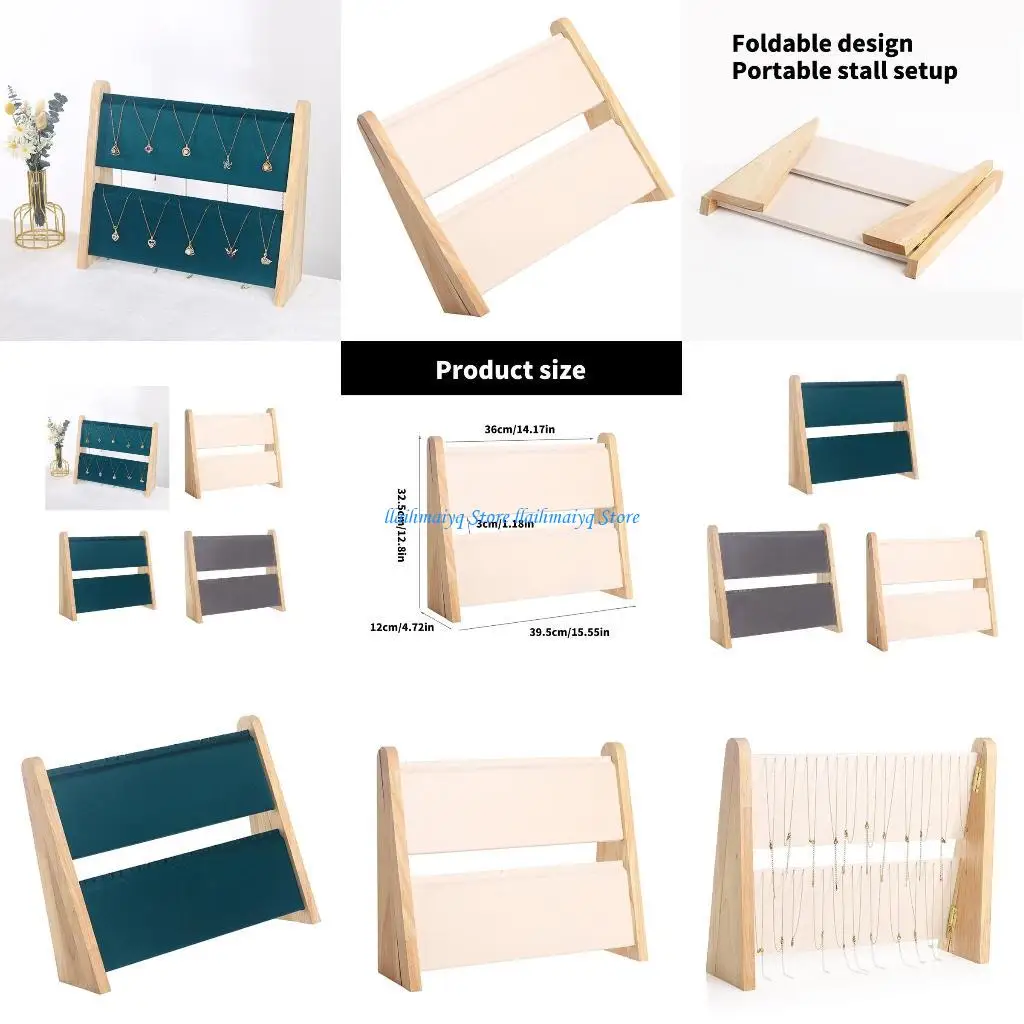 

573B Держатель ожерелья и браслетов с нескользящей основой для стола в спальне