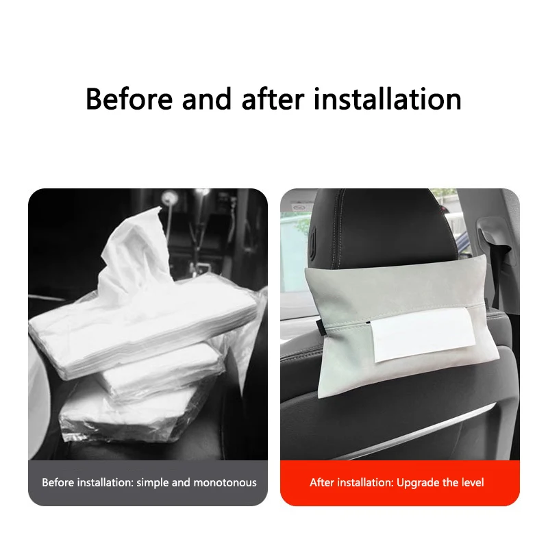 Car Sunshade Plate Tissue Box For Lexus CT ES GS NX IS250 CT200h NX300h Car Paper Towel Storage Bag Suede Sun Visor Tissue Boxes