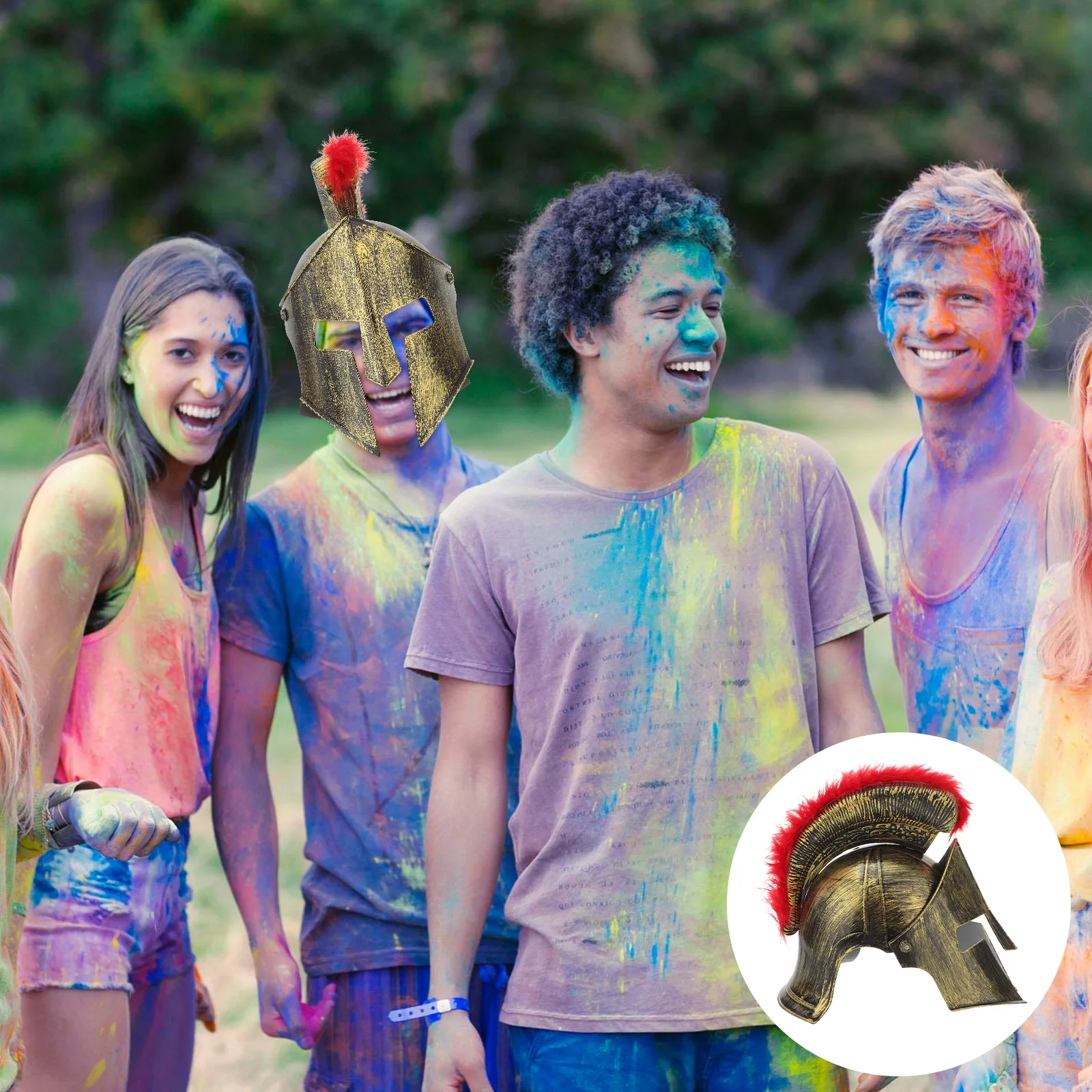 

Pvc Hat Knight Costume Lightweight Durable One Size Fits Roman Design Cosplay Party Decor