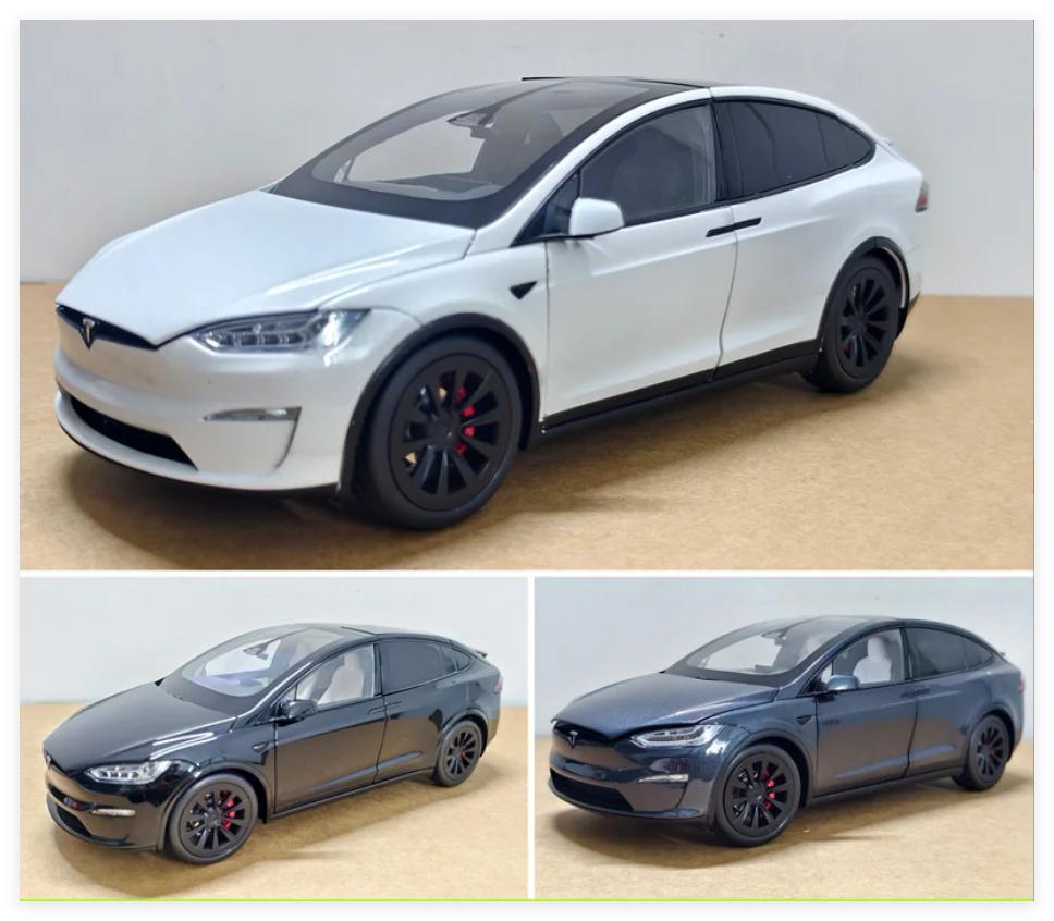 

1:18 Original Tesla Model X Updated Version Pure Electric Suv Alloy Diecast Model Car For Collection Decoration In Stock