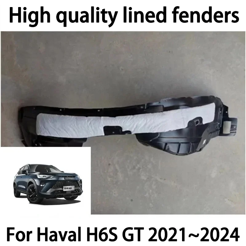 For Haval H6S GT 2021 2022 2023 2024 Car Mud Flaps Special Rear Modification High Quality Lined Fenders Mudguard Accessories