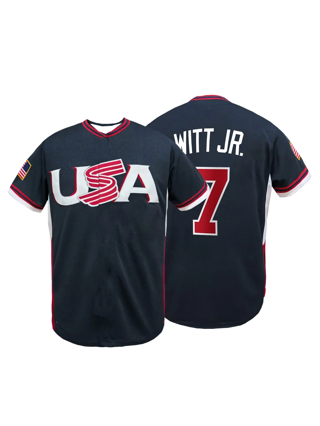 2026 Impression 3D USA Judge # Maillot de baseball classique 99 Skenes, uniforme sportif assorti pour la famille, maillot à boutons