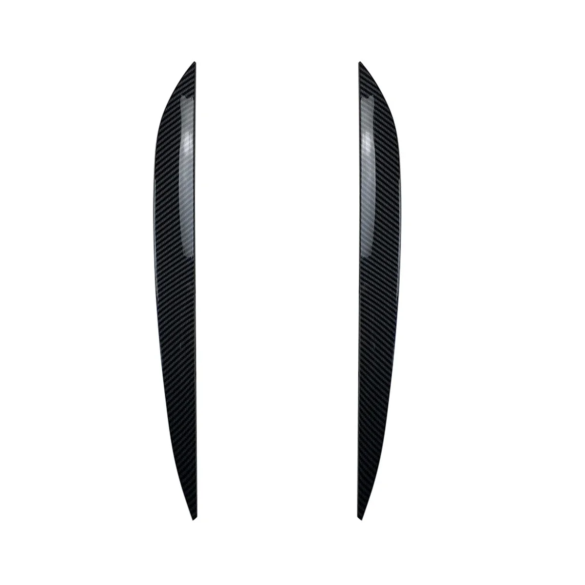 GEFENSI For Volkswagen Touareg 2010 2011 2012 2013 2014 2015 2016-2018 Headlight Eyebrow Eyelid Trim Lamp Cover Sticker Car Acce