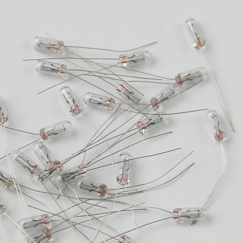 미니 밀 쌀 전구 스위치 단추 전구 표시기 전구 텅스텐 램프, 5mm, 4mm, 3mm, 3mm, 6V, 9V, 12V, 24V, 50 개