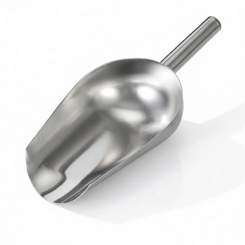Multifunctional Stainless Steel Scoop Solid Food Shovel For Kitchen Grocery Store Ice Cubes Grain Powder Handling