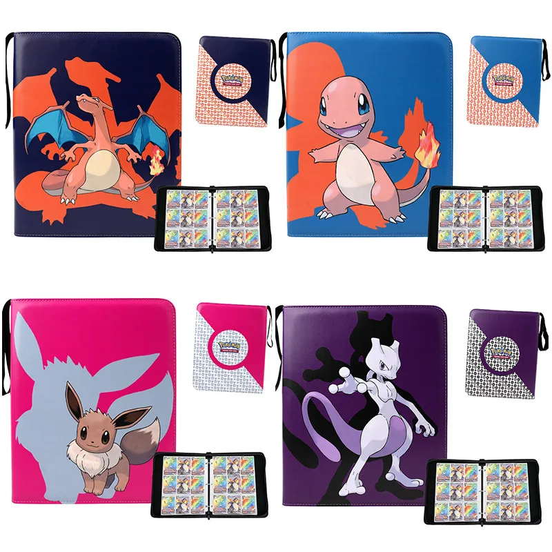 oversized card binder pokemon Amazon.com: Jumbo Card Binder for Pokemon Jumbo Cards, iofeiwak® Oversized  2 Pockets Card Binder with 3 Rings - Holds 80 Cards with 40 Removable  Sleeves