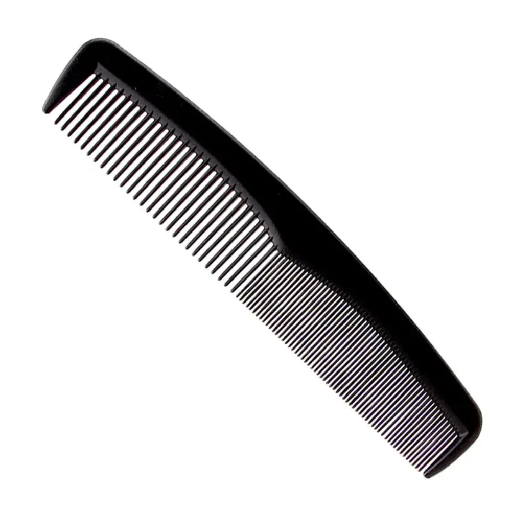 New 5pcs Black Comb Professional Barber Blending Flat Top Hair Cutting Comb for Men Heat Resistant Fade Brush Salon Styling Tool