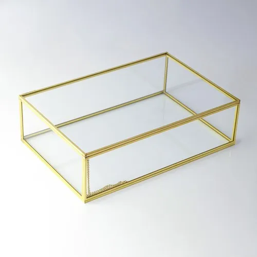 Hand Crea Designs Jewelry Box Chocolate Box Gold Brass Brass