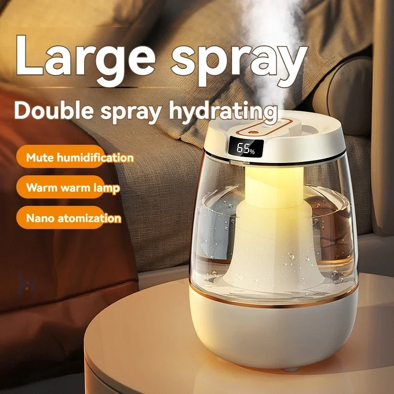 2L large capacity humidifier desktop household small silent office bedroom usb pregnant and infant air dual spray Car humidifier