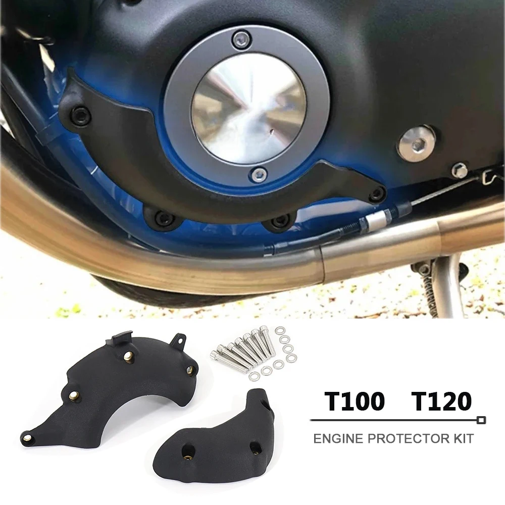 

Для Bonneville T100 T120 Scrambler/Thruxton 1200/RS Street Twin защита двигателя, комплект защиты слайдера для мотоцикла