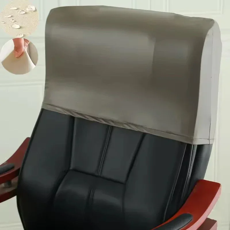 غطاء مسند رأس مرن عالمي للألعاب وكراسي المكتب وواقي وسادة مقاوم للغبار وملحق بديل من القماش القابل للتمدد #5