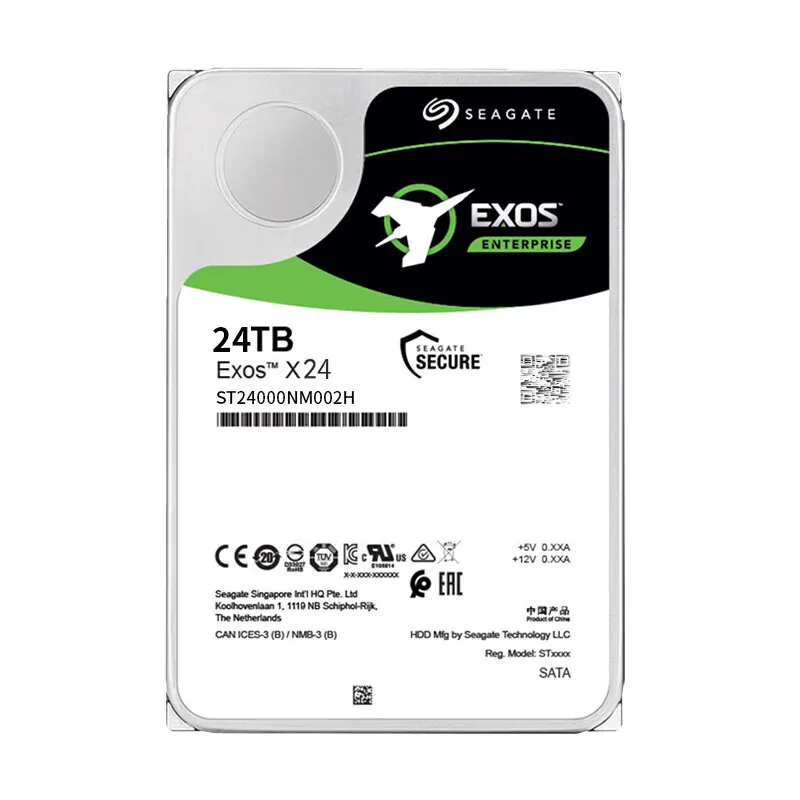 

Seagate ST24000NM002H 24t Helium Galaxy Enterprise NAS Mechanical Hard Disk 24tb