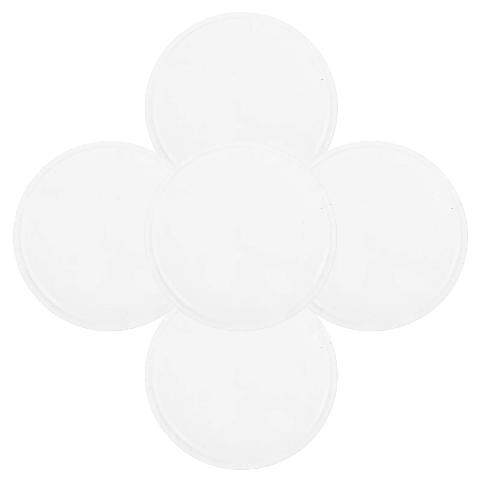 5 pezzi cuscinetti per ciglia in silicone antistatici cuscinetti per occhi rotondi trasparenti per estensioni delle ciglia set di strumenti per trucco facile da pulire supporto per ciglia in silicone