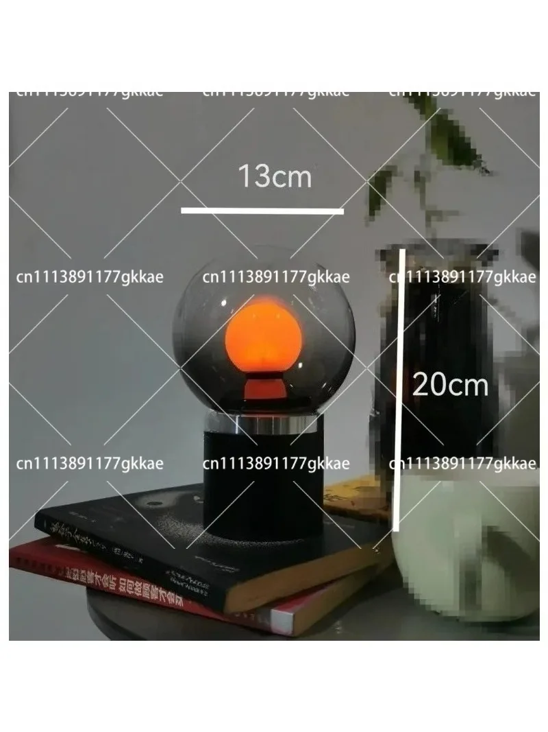 Art Deco Glass Planet Table Lamp High-end Minimalist Atmosphere Light for Bedroom Bedside Decor