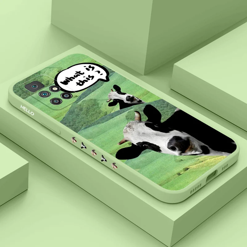 Grassland Animals Phone Case For Xiaomi Redmi 13C 12 12C 10 10C 10A 9 9T 9A 4G 5G Liquid Silicone Cover