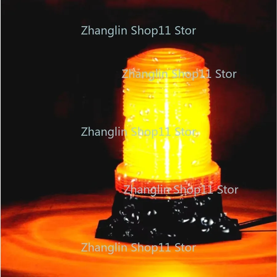 1x 12-80V 30 LED High Power Emergency Warning Flash Strobe Light Beacon for Forklift Truck School Bus Amber Blue Red Signal Lamp