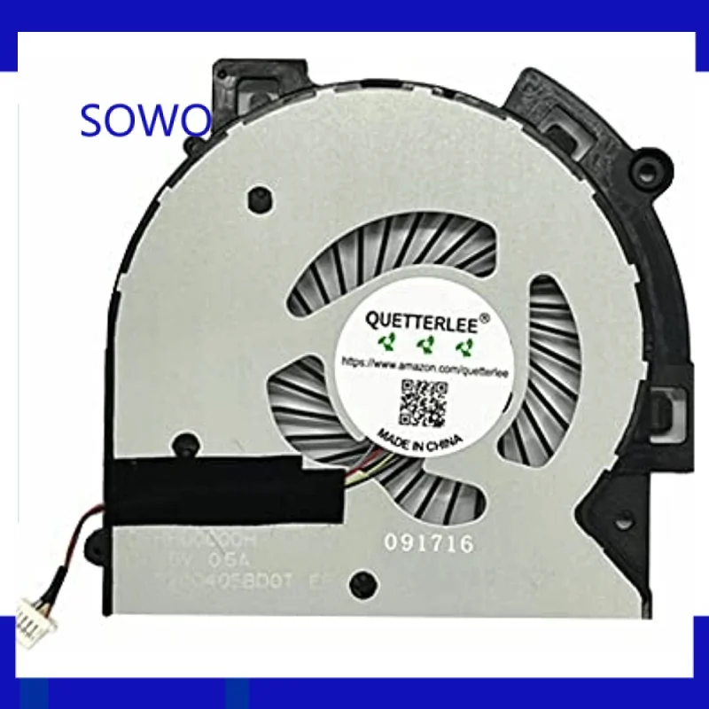 CPU Cooling Fan for HP, 15-AQ, 15-AQ, TPN-W119, W120, M6-AQ, M6-AR, M6-AR004DX, M6-AQ003dx, M6-AQ005dx, Series 856277-001, New