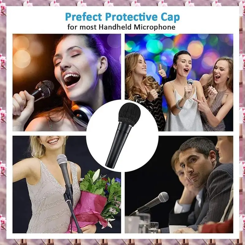 2025 800PCS Disposable Microphone Covers, Non-Woven Disposable Mic Covers For Conferences, Concerts, Recording Room, KTV,800PCS