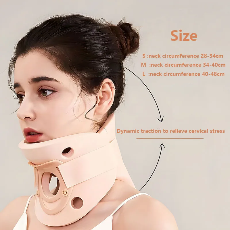 Ober Neck Brace Neck Collar Polymer Material Waterproof Breathable Cervical Traction Fixed Neck Anterior Tilt Corrector