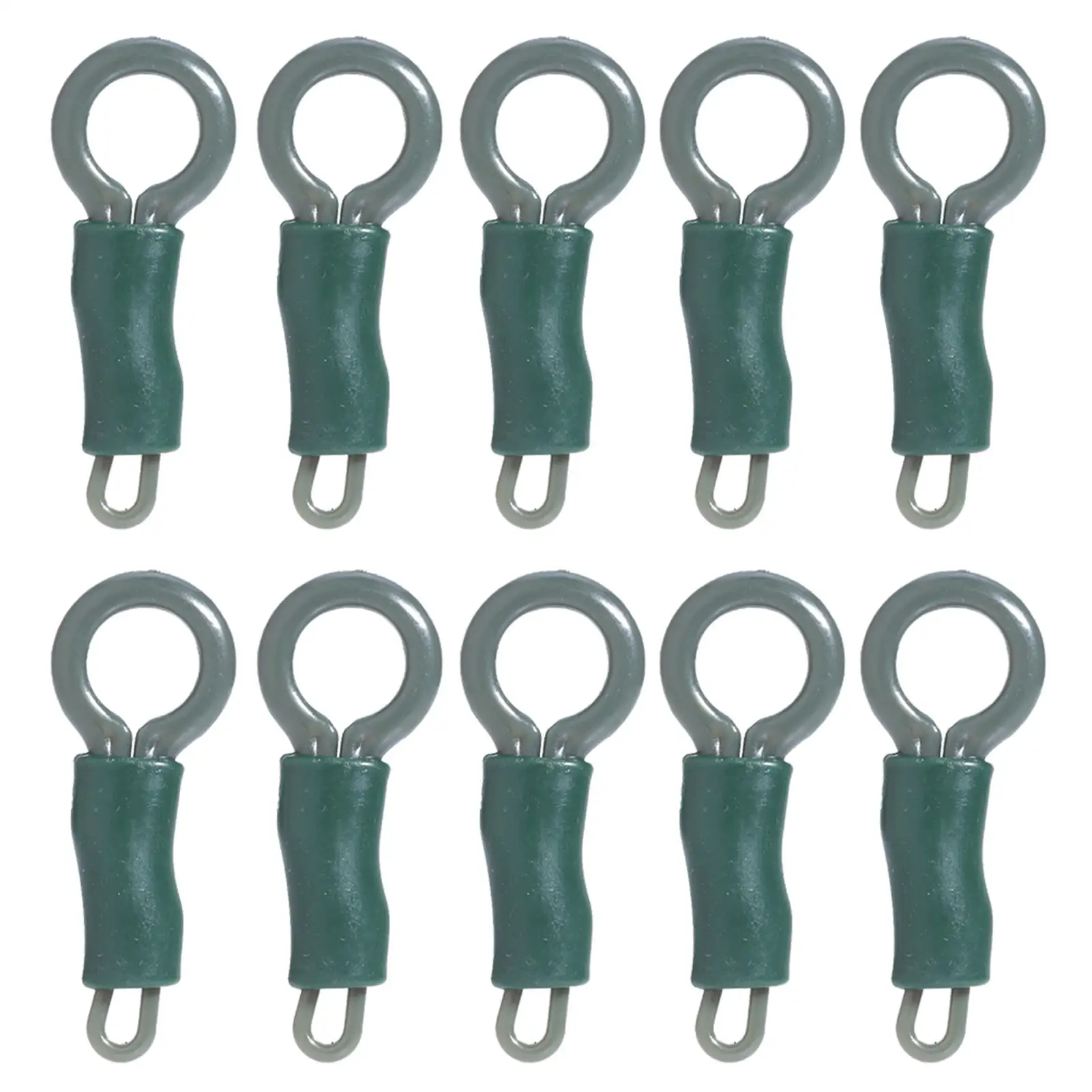 10 Set  Fishing Lead Clips Tube Rigs Connectors for Carp Tackle - Sinker Holder Accessories