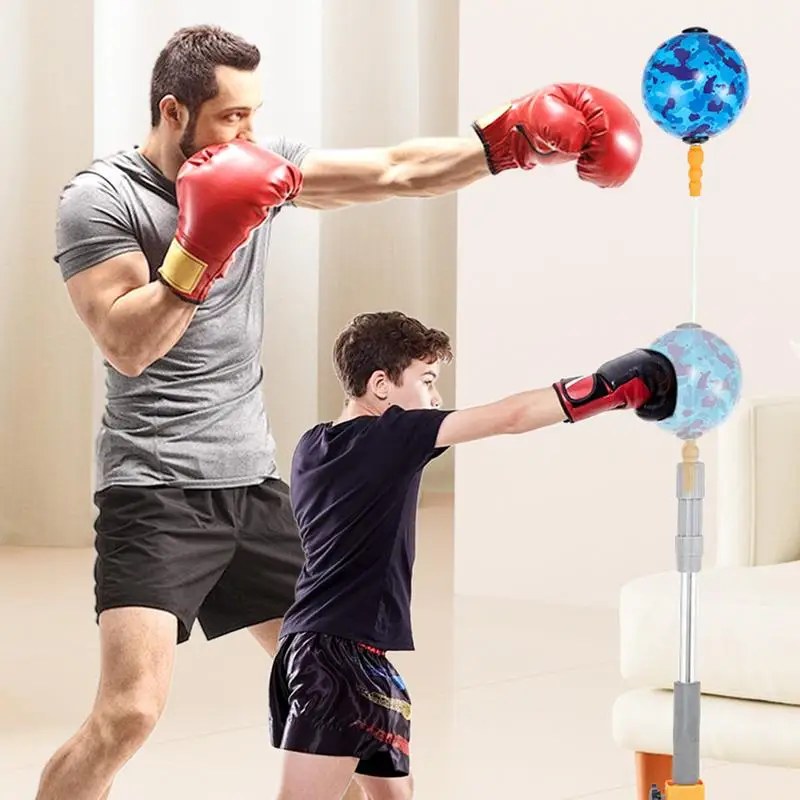 Punching Bag With Stand Freestanding Trainer Bag Boxing Reaction Target Training Punch Ball For Adults Kids Girls