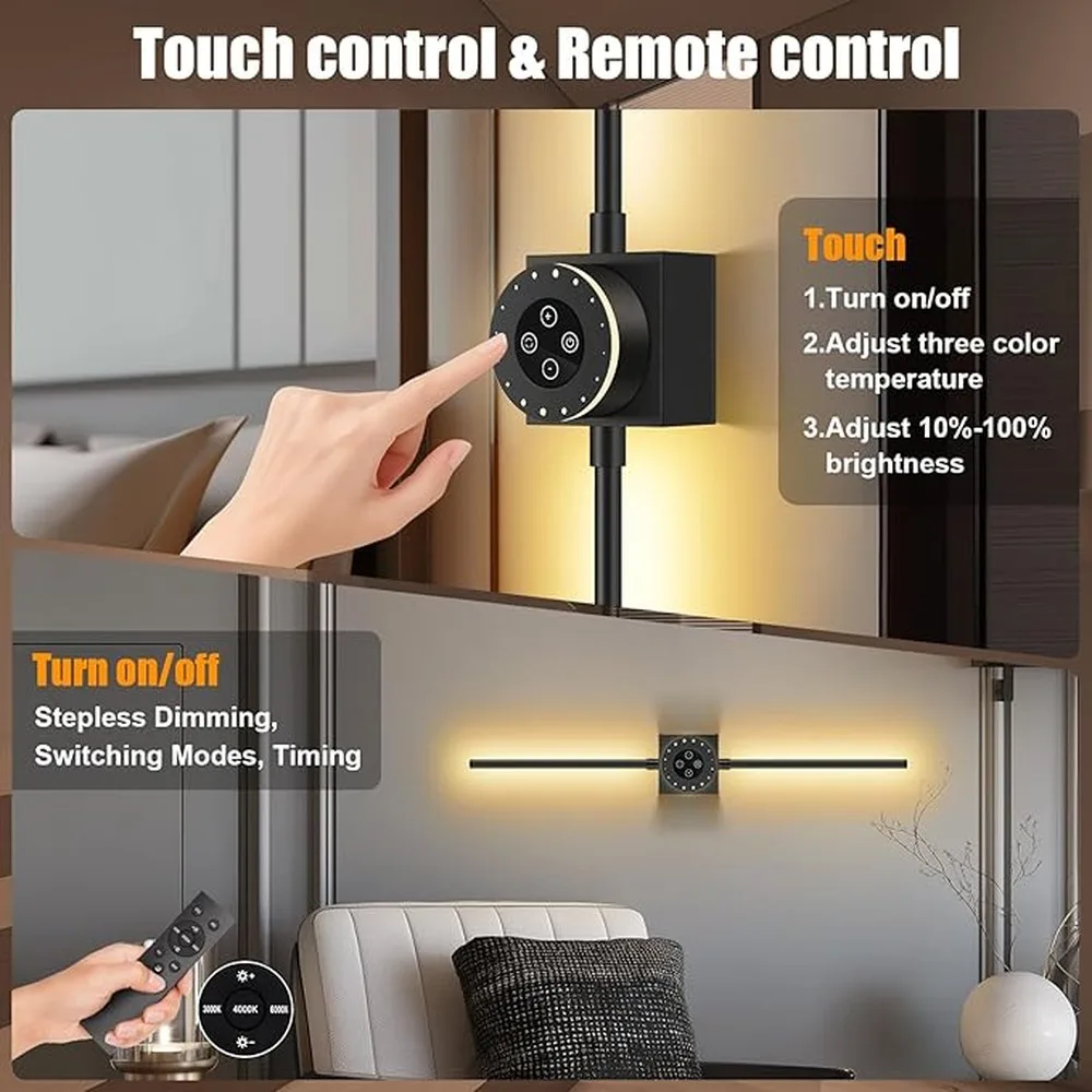 Rechargeable Wall Sconce Lampara De Pared Set Of Two Battery Operated Fixtures With Unique Magnetic