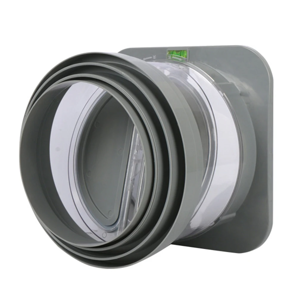 

Bathroom Exhaust Air Control Valve Practical Design Smoke Barrier Steam Prevention Versatile Usage ABS Material