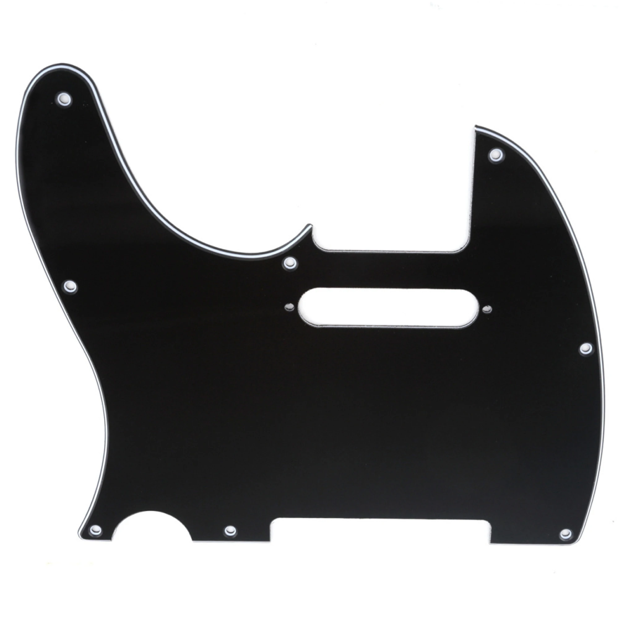 Musiclily Pro Left Handed 8 Hole Guitar TL Pickguard for American/Mexican Made Fender TL Standard Modern Style