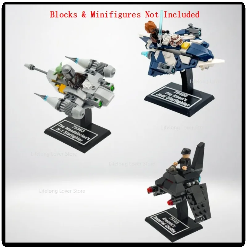 Curved Slanted Display Frame Compatible For Lego 75401 75360 75281 76135 775038 9494 No Blocks & Minifigures