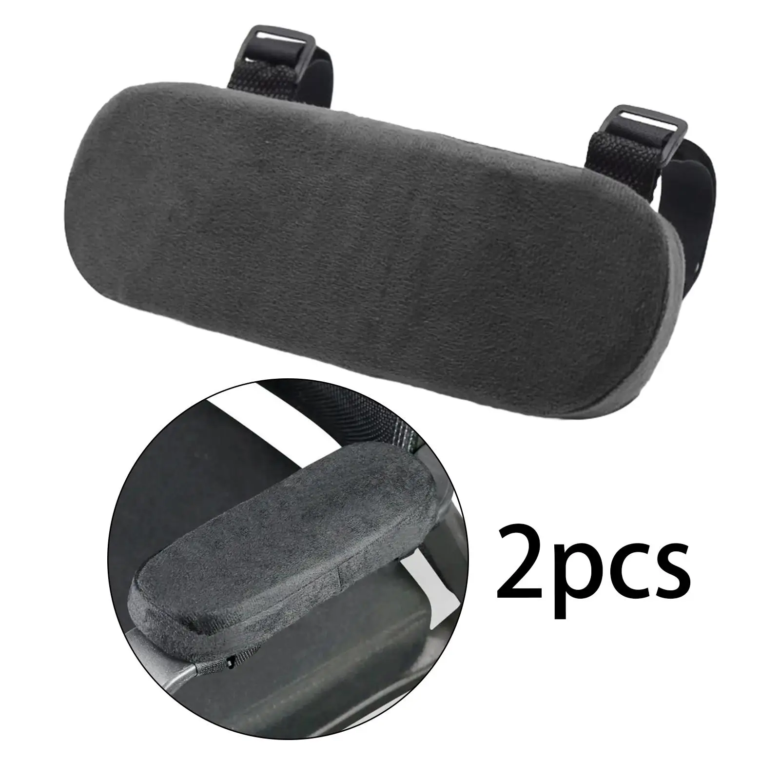 Universal Chair Armrest Pad Anti Slip Cushion with Pillow Filling Soft Elbow Support Cover for Office Chair Gaming Chair Study