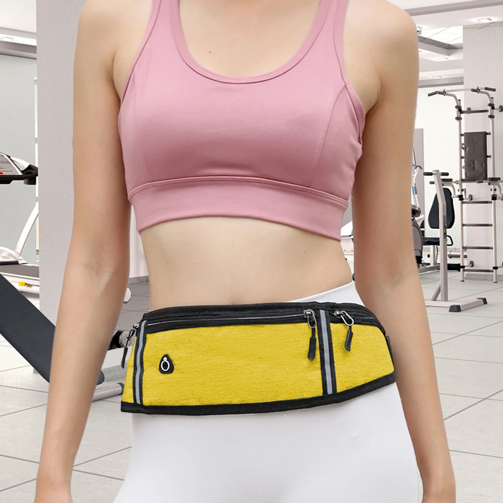 

Running Belt Phone Holder Belt Waist Bag Cycling Bag for Running Walking Cycling Camping Gym