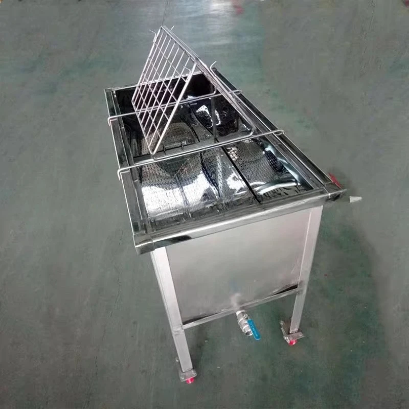 

Stainless steel open tray honey filter