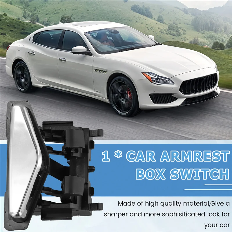 

Эффективный для Maserati Ghibli Quattroporte M156 2014-2016, переключатель коробки подлокотника автомобиля для Quattroporte M156 2014-2016