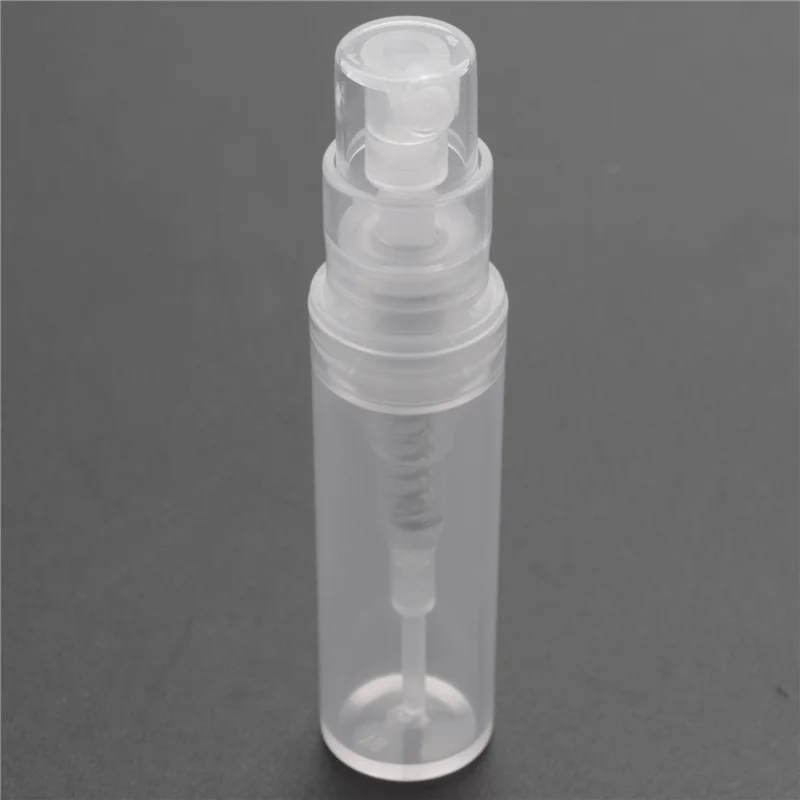 

A54Z 1000 X 2Ml Plastic Travel Spray Bottle Empty Transparent Perfume Atomizer New